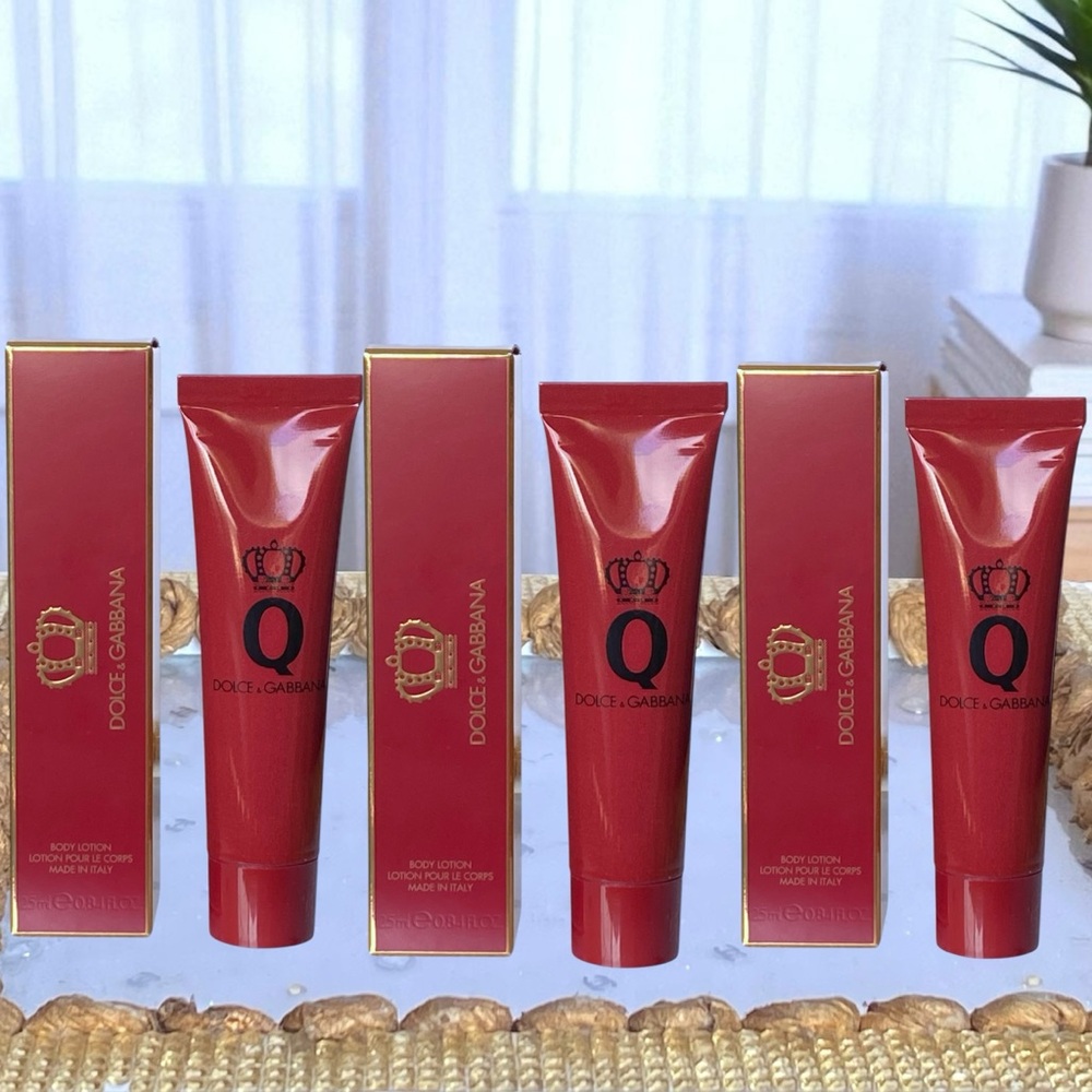 5x Dolce & Gabbana Q scented 25ml/0.84 fl oz Body Lotion set of 5 -New